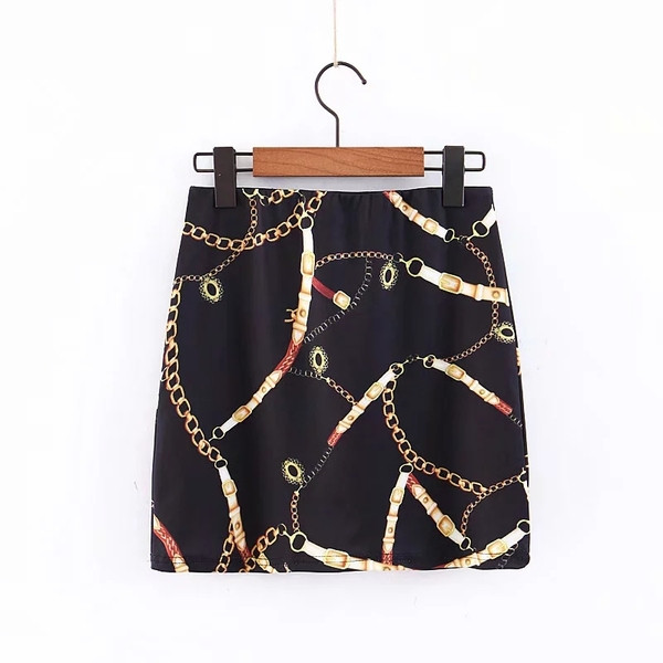 Női stílusos szoknya - rövid modell