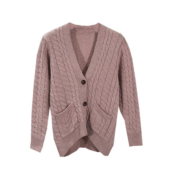 Vesta de dama cu decolteu in V si nasturi in mai multe culori