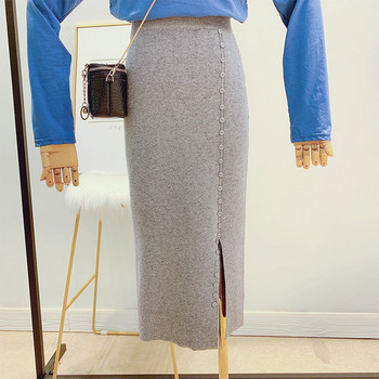 Fusta de dama moderna cu talie inalta in mai multe culori