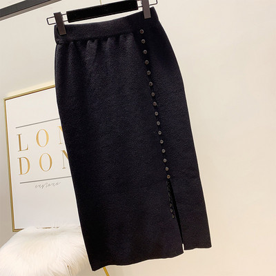 Fusta de dama moderna cu talie inalta in mai multe culori