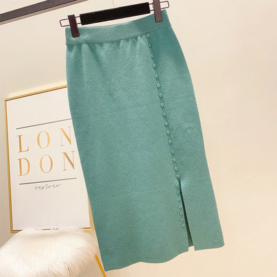 Fusta de dama moderna cu talie inalta in mai multe culori