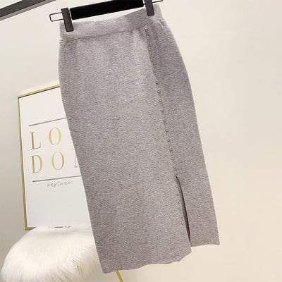 Fusta de dama moderna cu talie inalta in mai multe culori