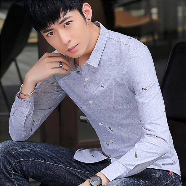 Aktuális férfi ing két színben felirattal