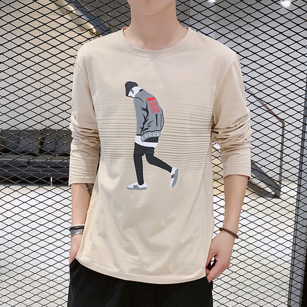 Bluza barbati casual in doua culori cu aplicatie