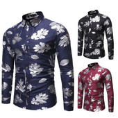 Férfi ing galléros és hosszú ujjú három színben