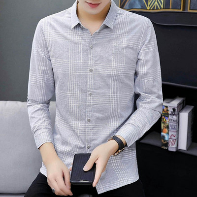 Modern férfi ing három színben, hímzéssel