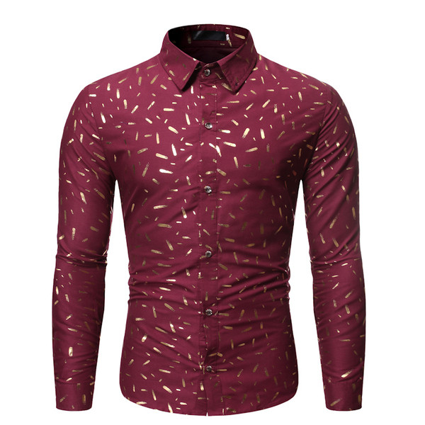 Stílusos férfi ing gallérral, három színben