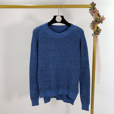 Női széles pulóver hasítékokkal, különböző színekben