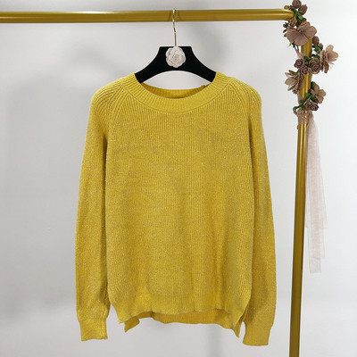 Női széles pulóver hasítékokkal, különböző színekben