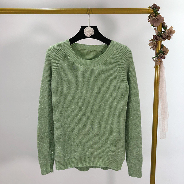 Női széles pulóver hasítékokkal, különböző színekben