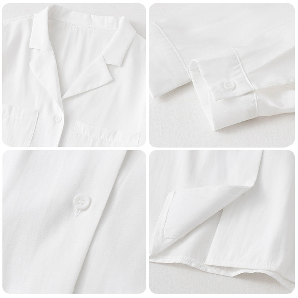 Aktuális női ing két színben, zsebekkel