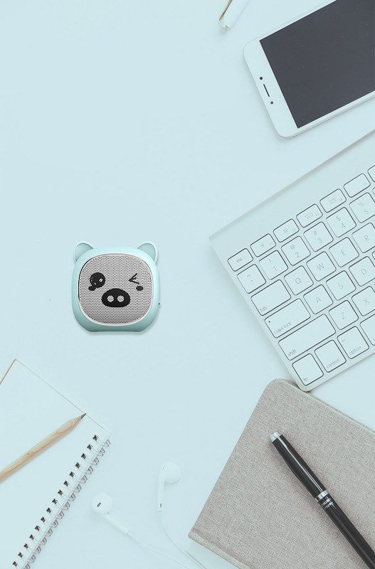 Hordozható bluetooth hangszóró D10 USB porttal és TF / SD kártyanyílással - kék színben