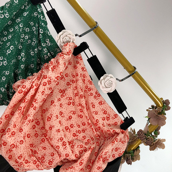 Bluza scurta de dama cu o maneca si panglica - doua culori