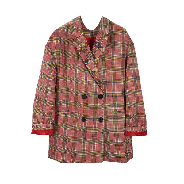 Jacheta in carouri lunga si lata cu nasturi