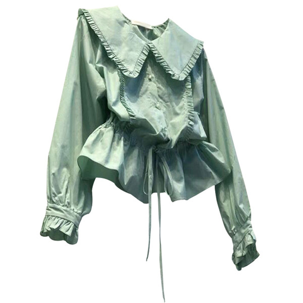 Cămașă modernă de damă în verde și roz