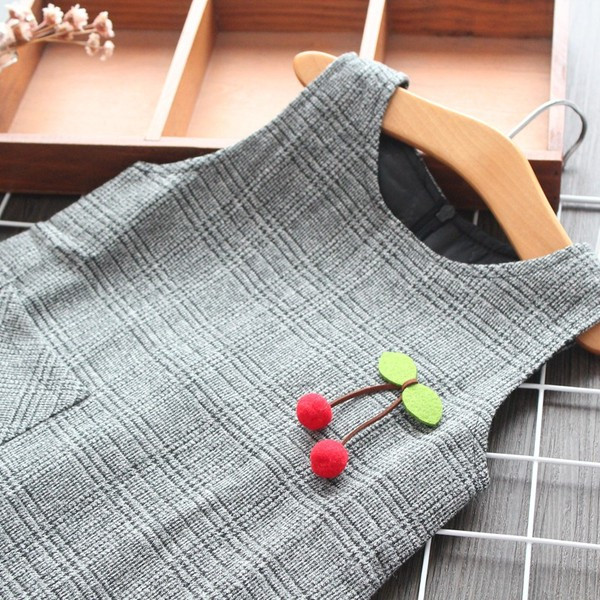 Rochie copii model nou pentru fete in gri