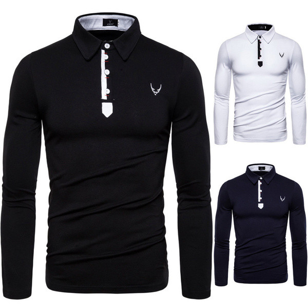 Férfi gombos blúz három színben