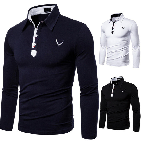 Férfi gombos blúz három színben