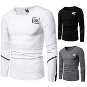 Bluză casual bărbătească cu mâneci lungi