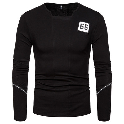 Bluză casual bărbătească cu mâneci lungi