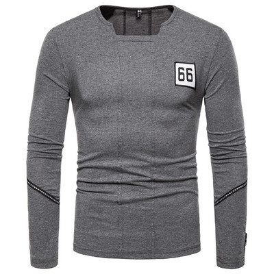 Bluză casual bărbătească cu mâneci lungi