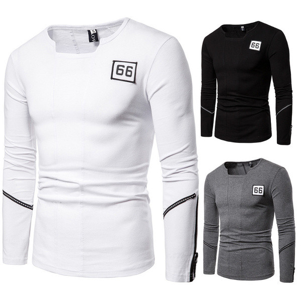 Bluză casual bărbătească cu mâneci lungi