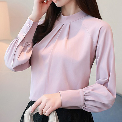 Stílusos női blúz négy színben, hosszú ujjal