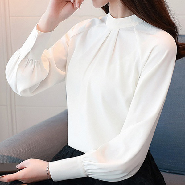 Stílusos női blúz négy színben, hosszú ujjal