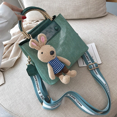 Női táska hosszú és rövid füllel + kiegészítő