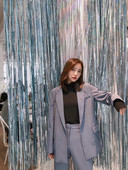 Geaca lata de dama in doua culori fara inchidere