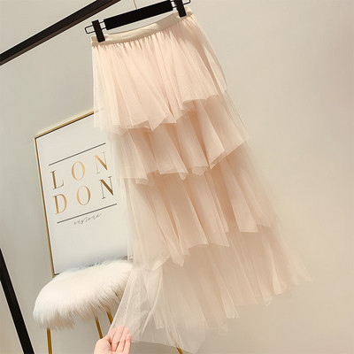 Hosszú pecsét női szoknya négy színben