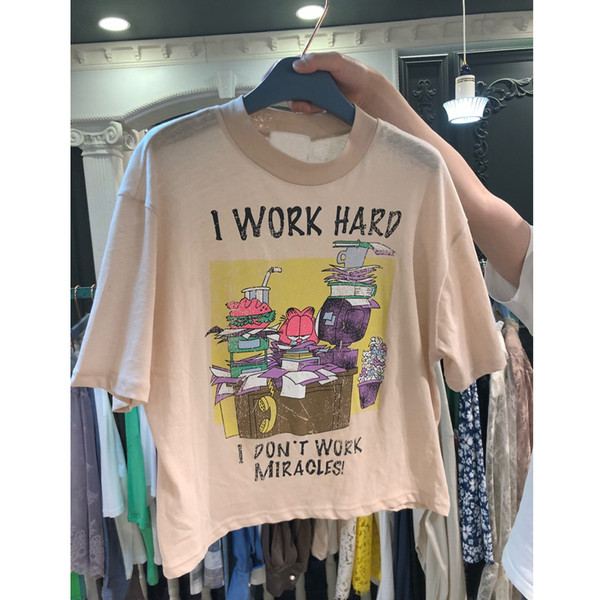 Tricou dama - model larg cu aplicare in doua culori