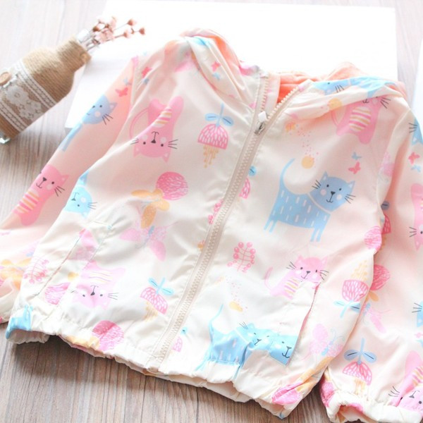 Geaca pentru copii pentru fete in roz