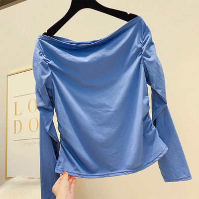 Csónakos nyakkivágású női blúz több színben