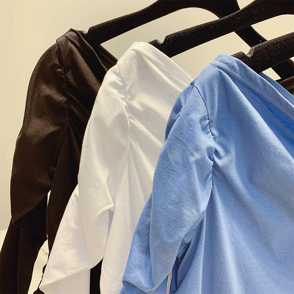 Csónakos nyakkivágású női blúz több színben