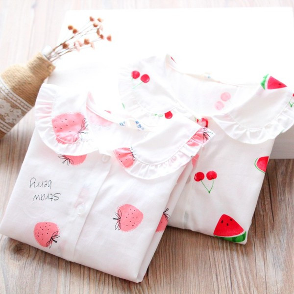 Camasa pentru copii model nou pentru fete in alb