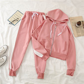 Set de damă de zi cu zi în trei culori în două părți