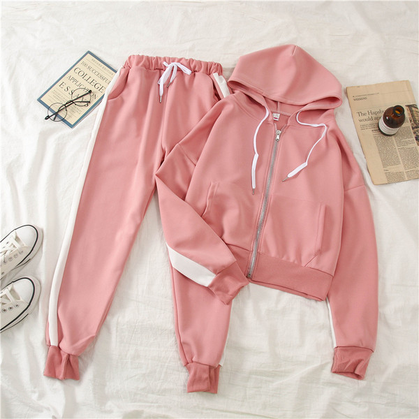 Set de damă de zi cu zi în trei culori în două părți