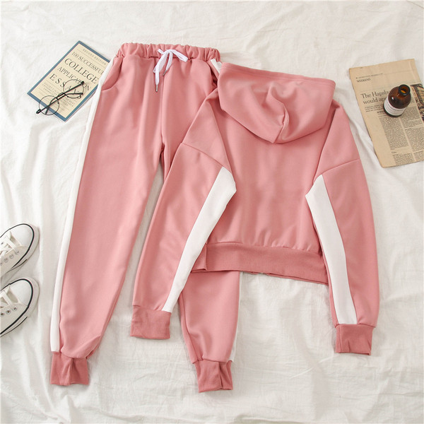 Set de damă de zi cu zi în trei culori în două părți