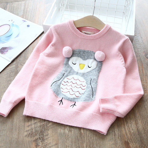 Pulover modern pentru copii cu decolteu O - mai multe culori