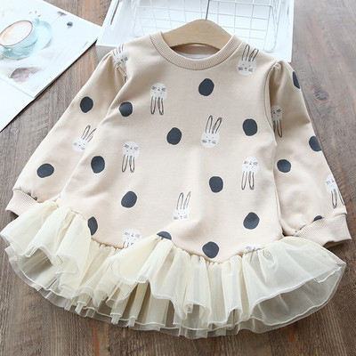 Új modell pöttyös gyerekruha lányoknak két színben