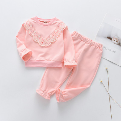 Set zilnic pentru copii din două părți pentru fete în roz și violet