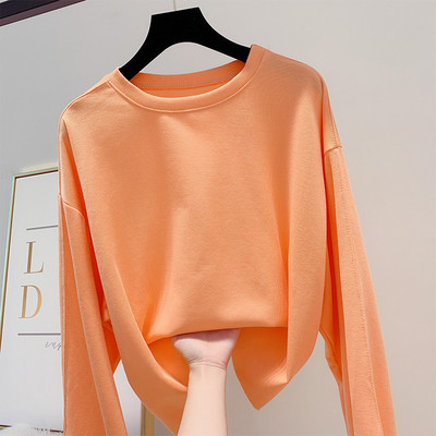 Pulover de dama model larg cu decolteu O - model simplu