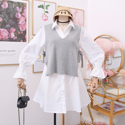 Cămașă modernă de damă în dungi în mai multe culori