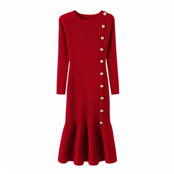 Rochie de dama eleganta - model croiat in negru si rosu