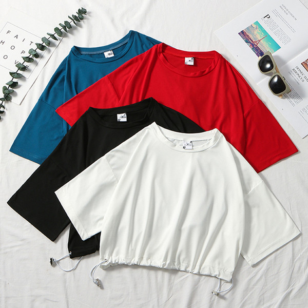 Tricou casual dama - mai multe culori cu cravate