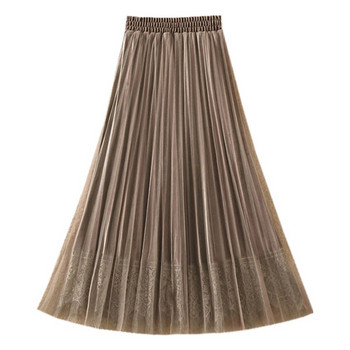 Aktuális női szoknya négy színben - tüllel és csipkével