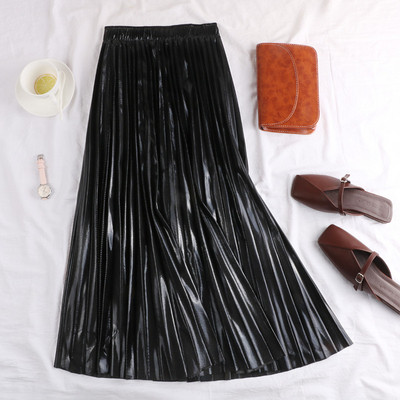 Fusta moderna plisata de dama in patru culori