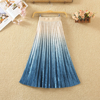 Fusta pliată de damă modernă - în trei culori