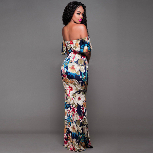 Rochie moderna de dama cu model floral